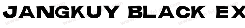 JANGKUY Black Expanded字体转换